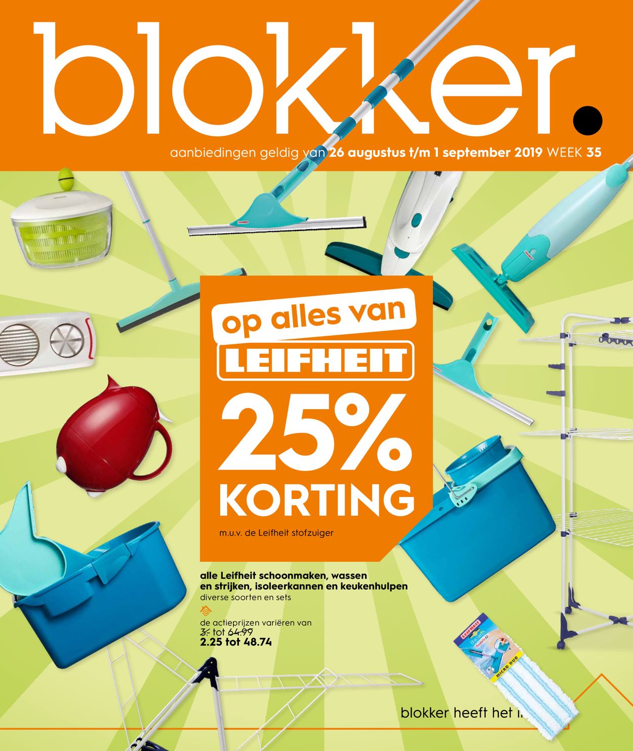 Catalogus van Blokker van 26.08.2019