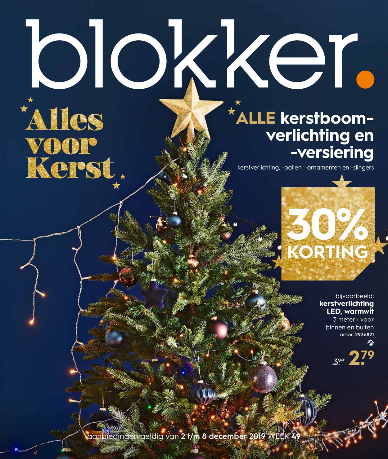 Blokker kerstaanbieding 2019 Actuele 02.12 - 08.12.2019 wekelijkse- folders.nl