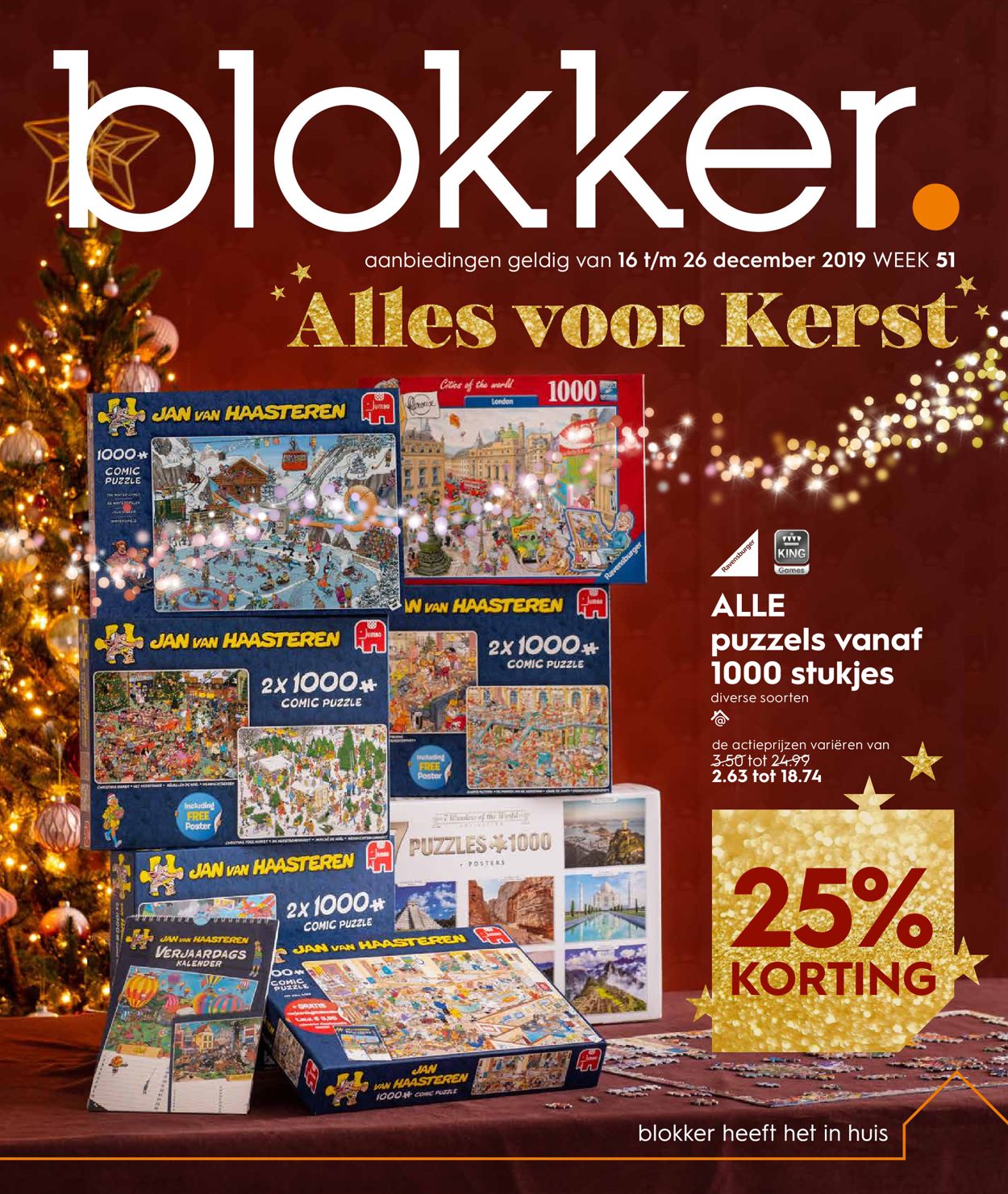 Catalogus van Blokker kerstaanbieding 2019 van 16.12.2019