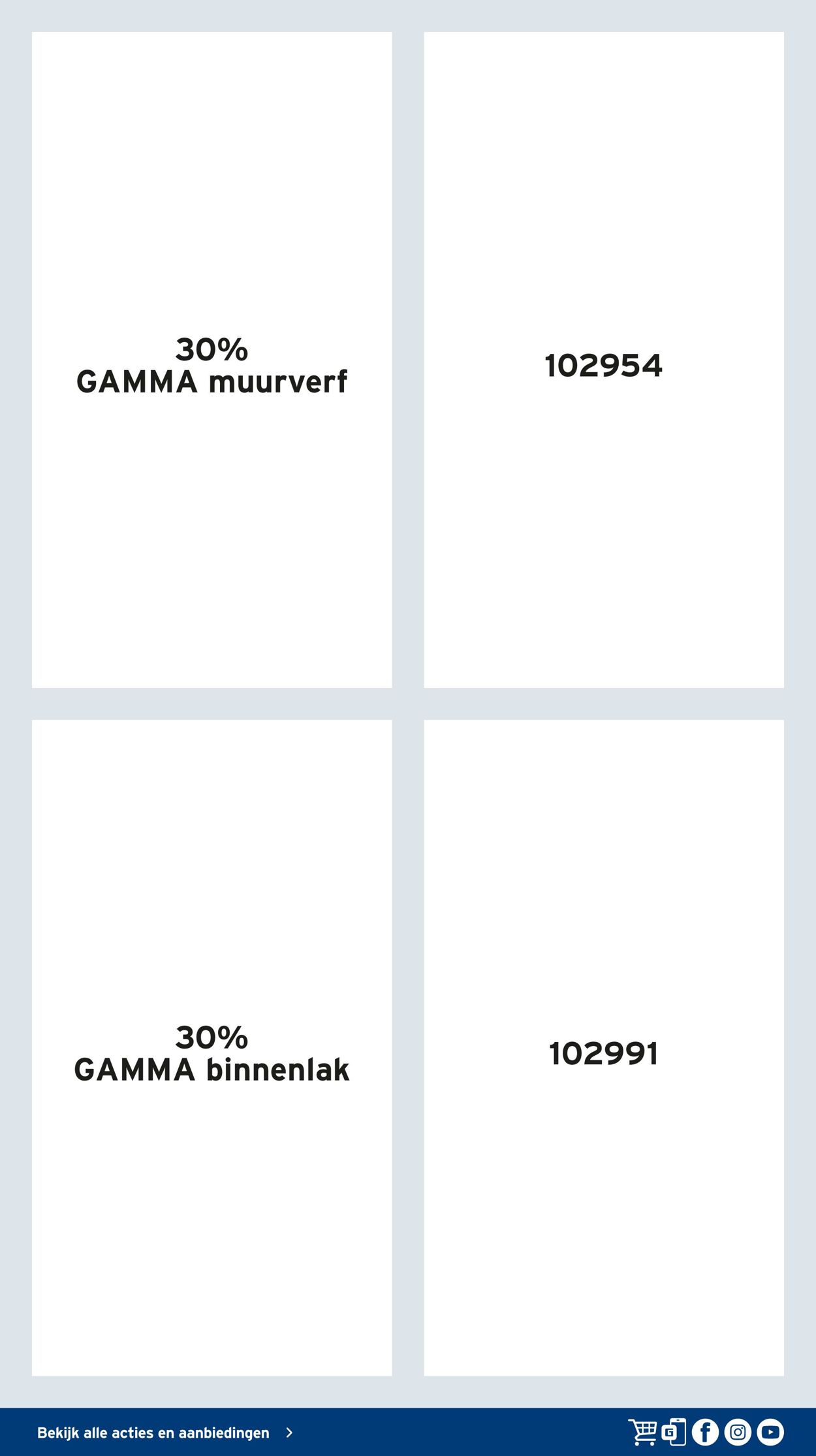 Catalogus van Gamma van 28.11.2023