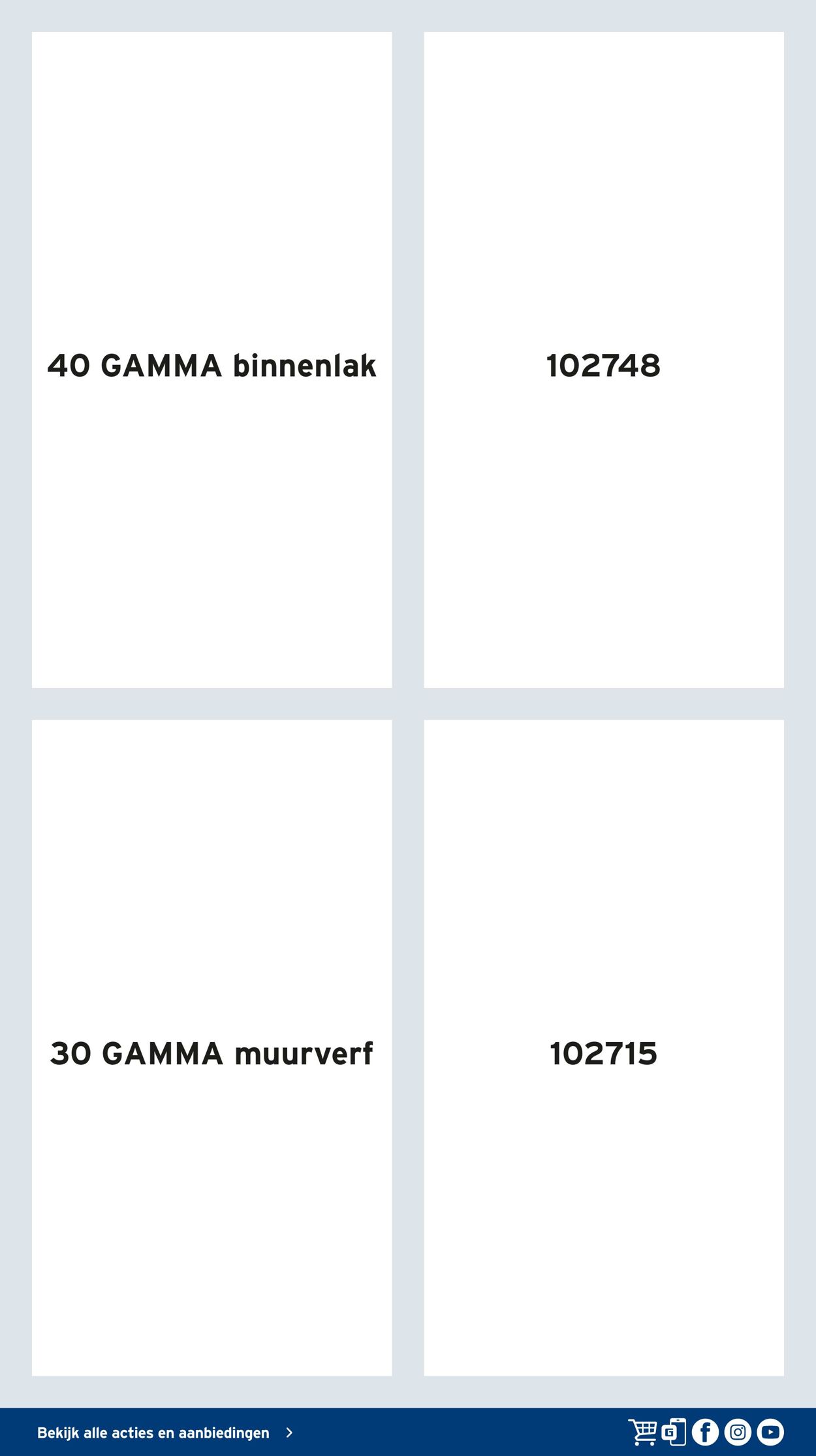 Catalogus van Gamma van 04.12.2023