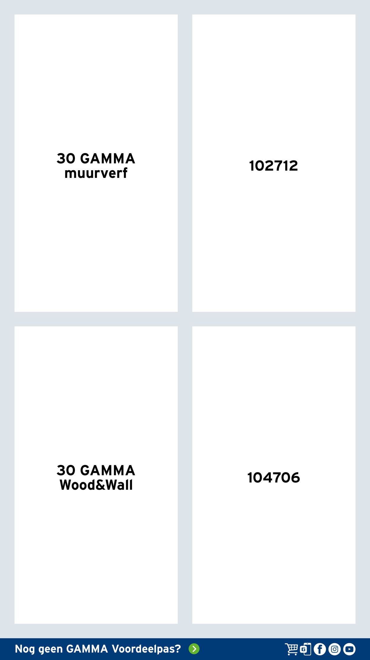 Catalogus van Gamma van 11.03.2024