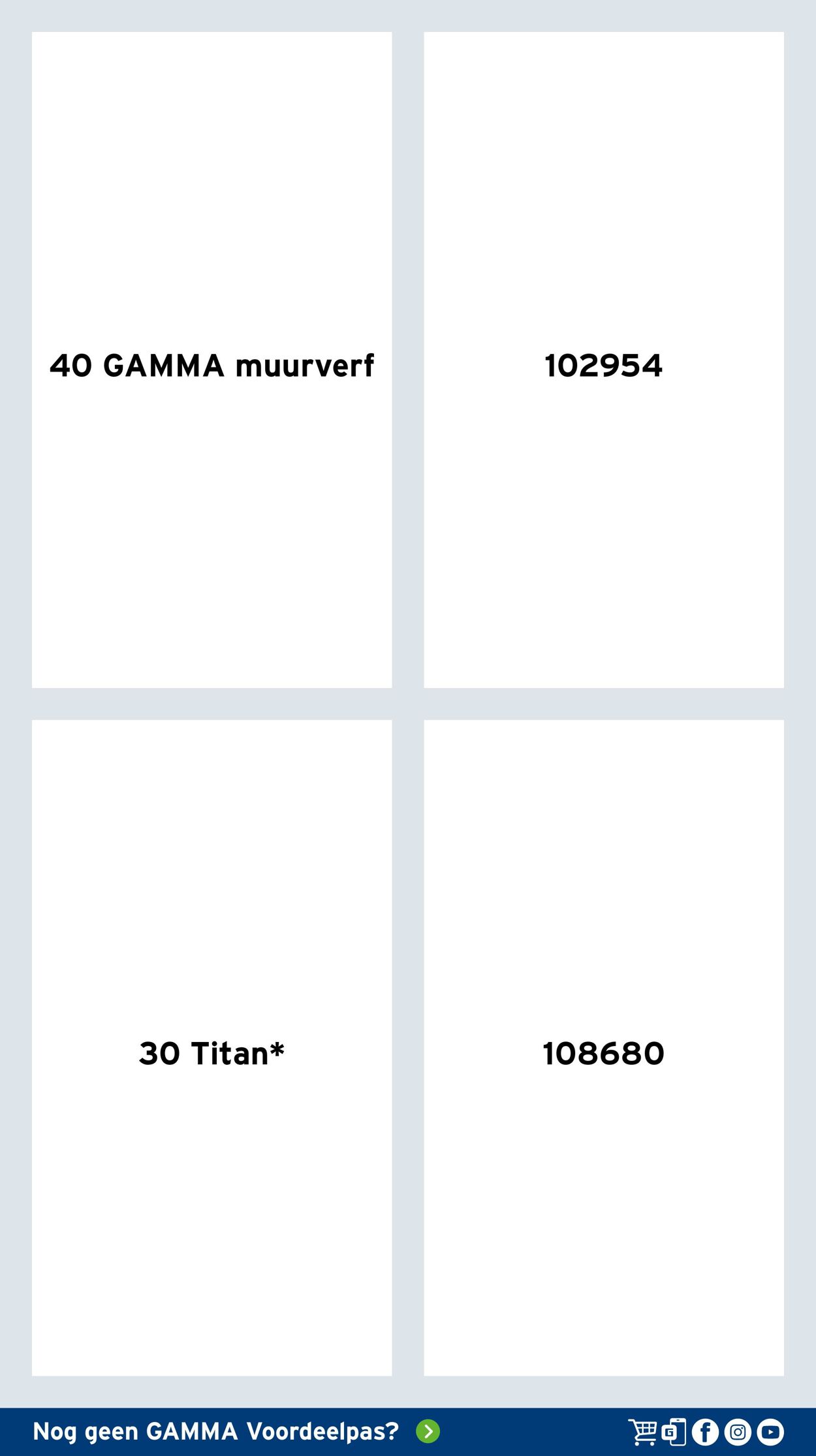 Catalogus van Gamma van 25.03.2024