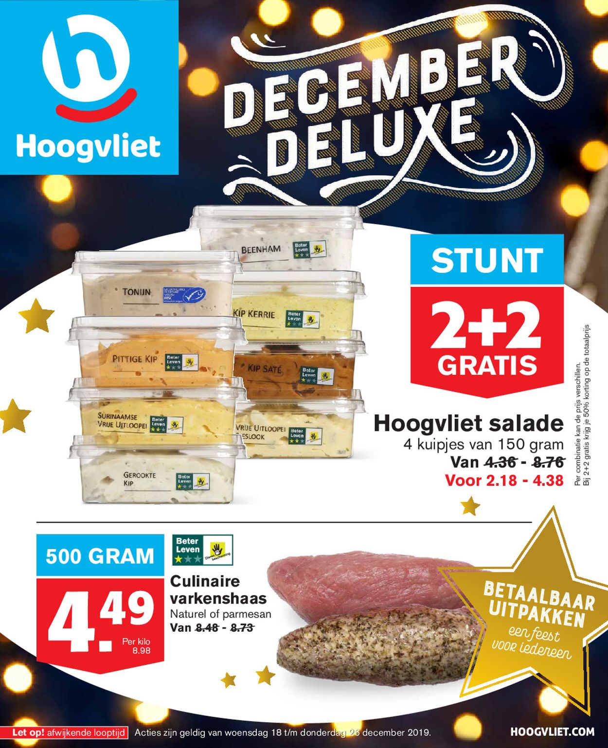Catalogus van Hoogvliet kerstaanbieding 2019 van 18.12.2019