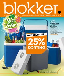 Catalogus van Blokker van 29.07.2019